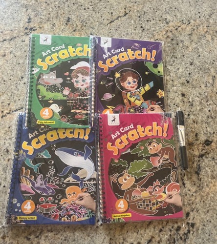 Set scratch art books for - art,
