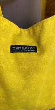 Marimekko Sling shoulder bag Yellow Pocket Cotton