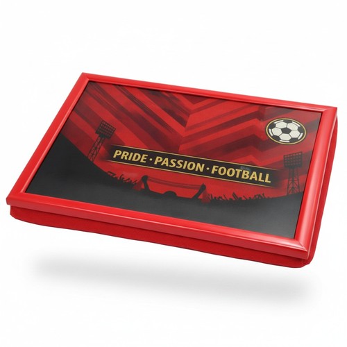 Football lap tray cushioned - football,