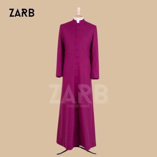 Men purple clerical cassock - purple,