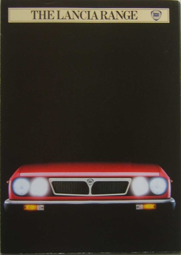 Lancia range 1982 original - lancia, 1982-83