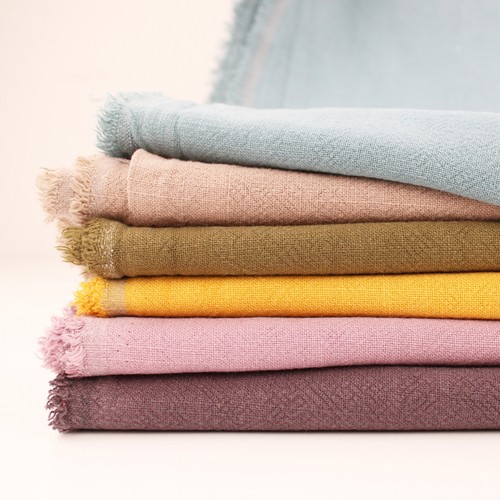 Stonewashed linen viscose - stonewashed,