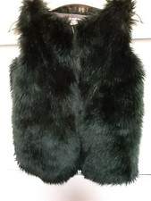 NEXT Girls Jade Green Faux Fur