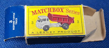 Matchbox Lesney Series No. 3 - Bedford Tipper Truck - ORIGINAL EMPTY BOX ONLY