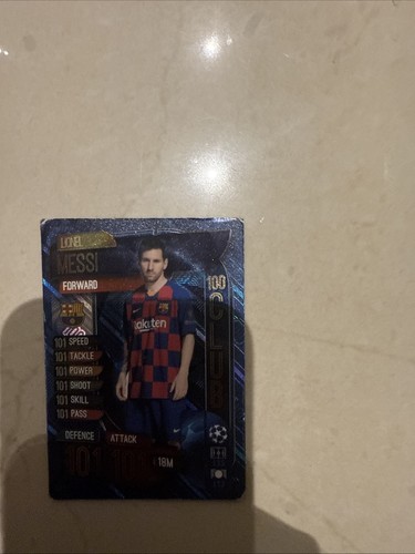Topps match attax lionel messi - topps,