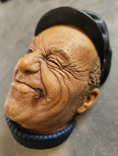 Vintage bossons chalkware head - vintage,