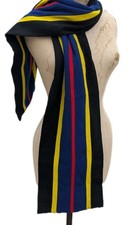 Vintage University Scarf College Stripe Wool Prop Moss Bros Covent Garden 
