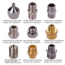 9pcs Airbrush Adapter Kit