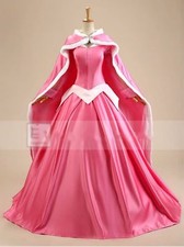 Adult Aurora Dress Sleeping Beauty luxury Cosplay Costume Princess Ball Gown 