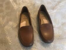 EARTH SPIRIT LADIES BROWN LOAFER SHOES SIZE 3 