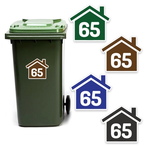 Personalised wheelie bin - x,