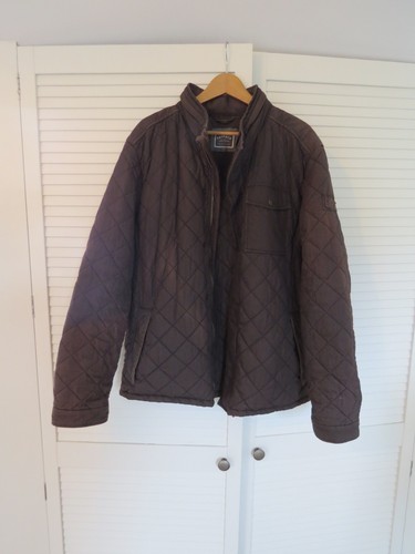 Brown fat face quilted - brown, men's