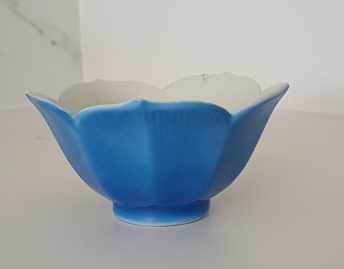 Vintage lotus flower porcelain - lotus,