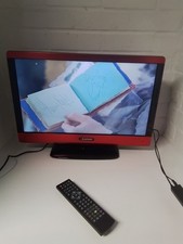 TV.Blaupunkt 23" TV/DVD Player Red With Remote 23/50e-br-2b-tcdup-UK, Spares...