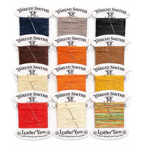 45mm flax waxed linen fine - 0.45mm,
