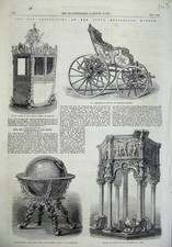Old Antique Print 1866