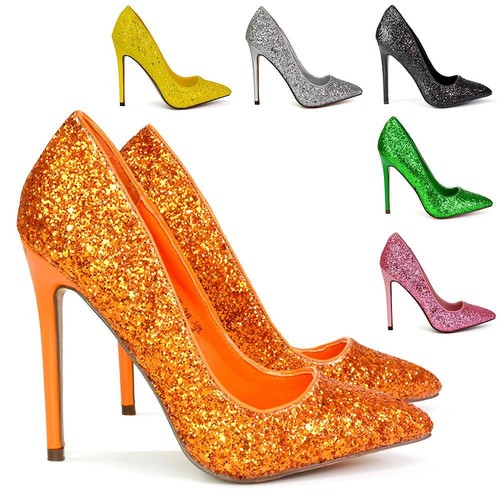 Womens glitter stiletto heel - womens,