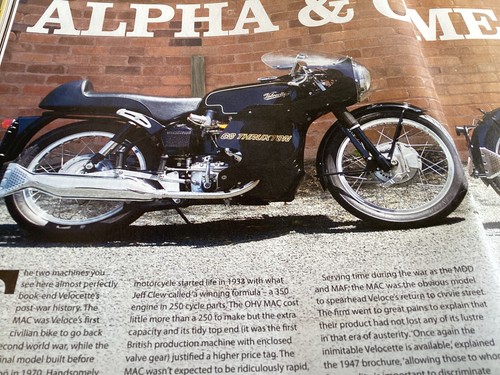 Velocette thruxton mac - velocette,