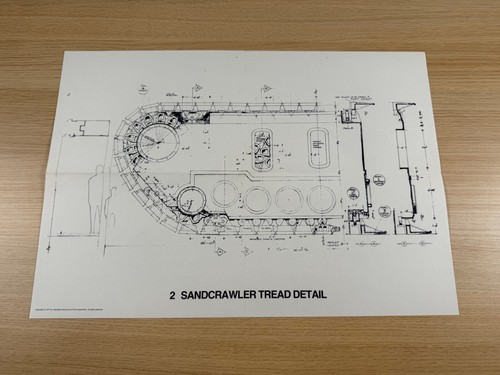 Rare 1977 sandcrawler tread - rare,