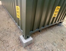 Shipping container foundation - container,