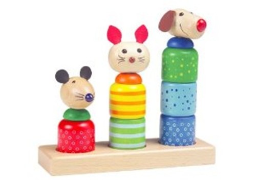 Stacking animal blocks - stacking,
