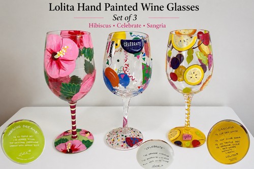 Lolita hand painted wine - lolita,
