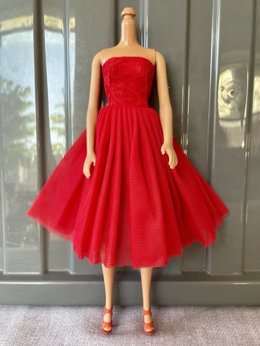 Barbie doll red - barbie, dress