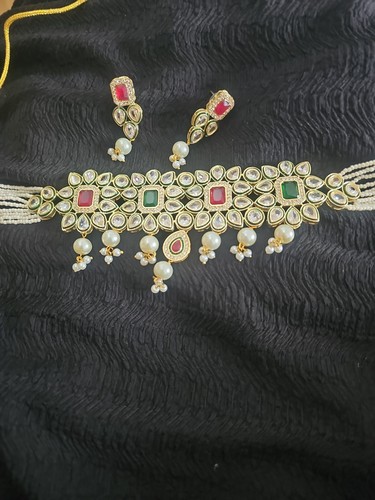 Kundan jewellery set - jewellery,
