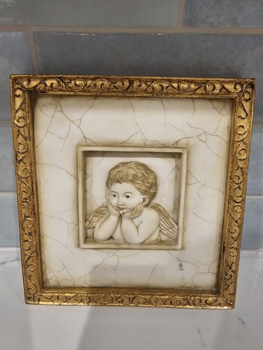 Hand painted angel - angel, wall