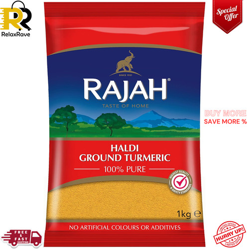 Rajah ground turmeric 1kg - rajah,