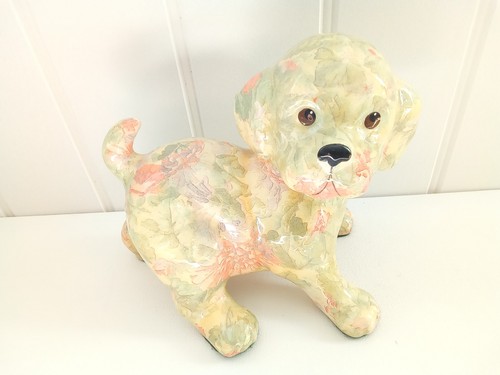 Vintage decoupage cute puppy - decoupage,
