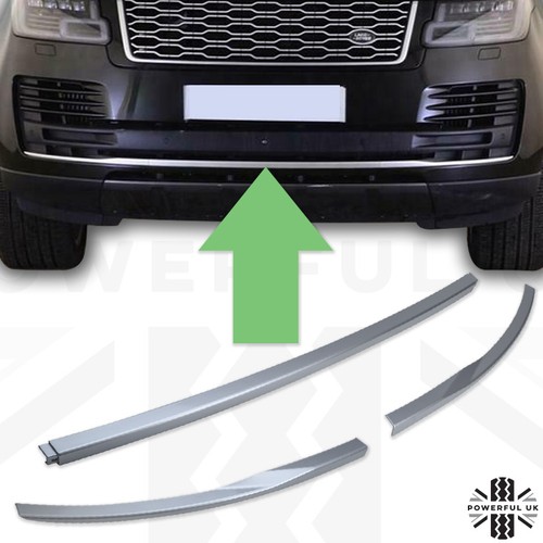 Bumper trim strip silver - bumper,