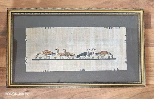Vintage hand painted - hand-painted, egyptian