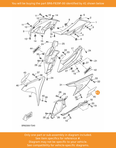 Yamaha graphic br6 f839f 00 - yamaha, 9,