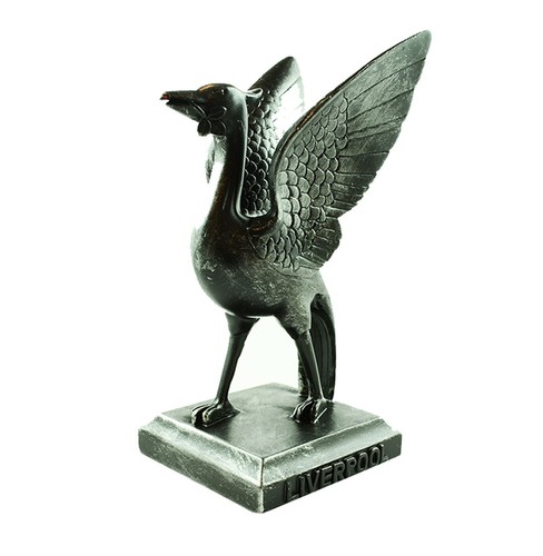 Liver bird pewter statue 3d - xl,