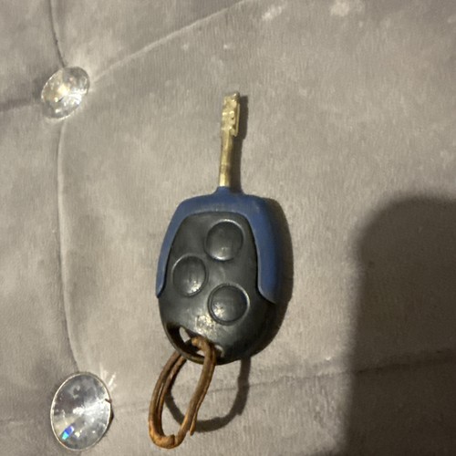 Ford custom button blue key - custom,