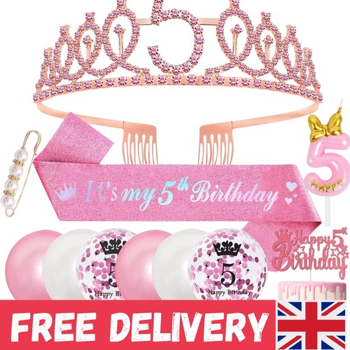 Elegant 5th birthday tiara - elegant,