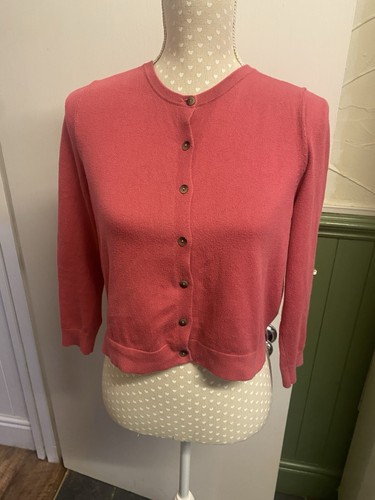 Pink cropped button - cropped, boden