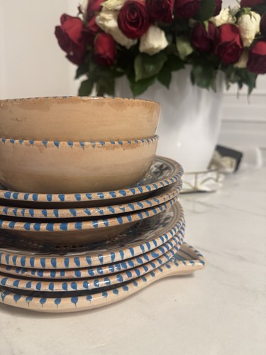 Hand painted tunisian ceramic - hand-painted,