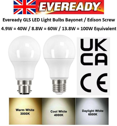 Led light bulbs 40w - 40w, 60w