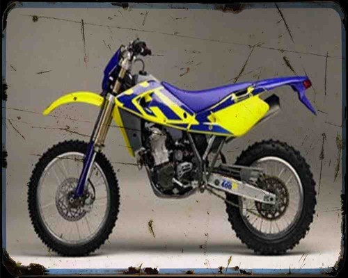 Husqvarna 400 metal sign - a4,