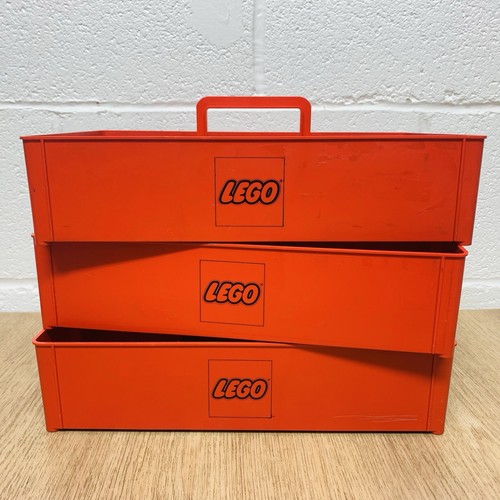 Vintage lego system red - vintage, tray