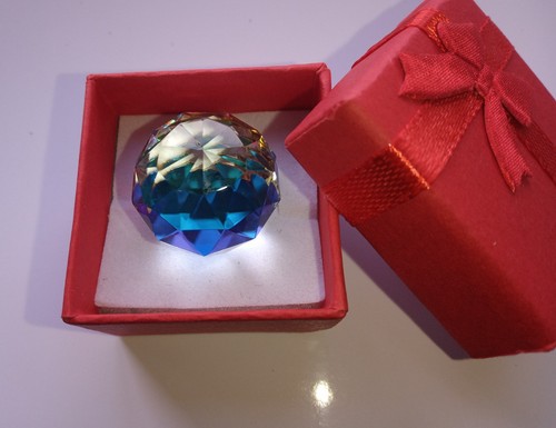 Vintage faceted crystal - vintage,