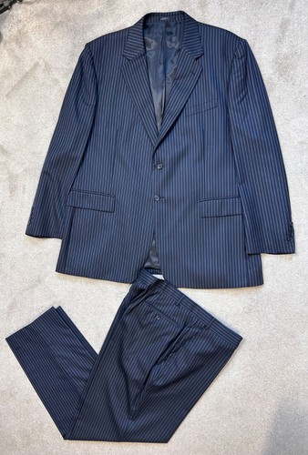 Brook taverner blue wool suit - wool,