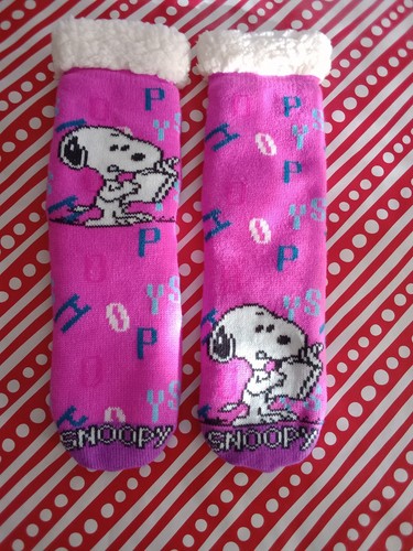Snoopy peanuts fleece slipper - snoopy,