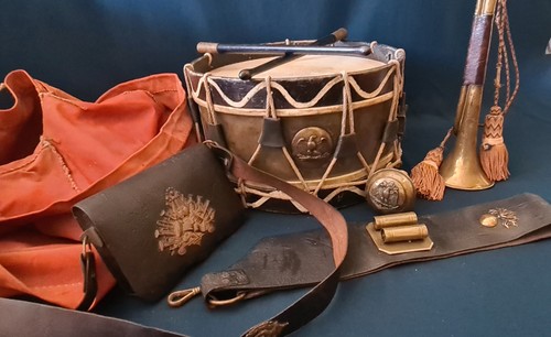 Rare french navy military - military, drum