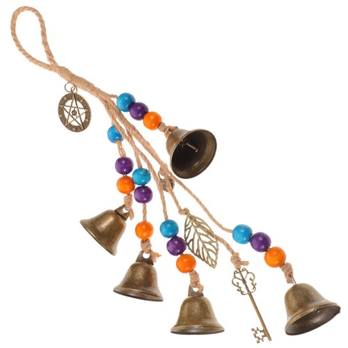 Door bell with - door, beads