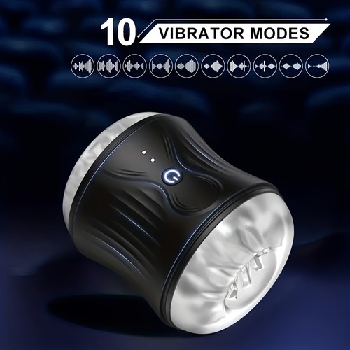 Vibrating male masturbator cup - vibrating,