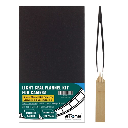 Light seal baffle - baffle, flannel