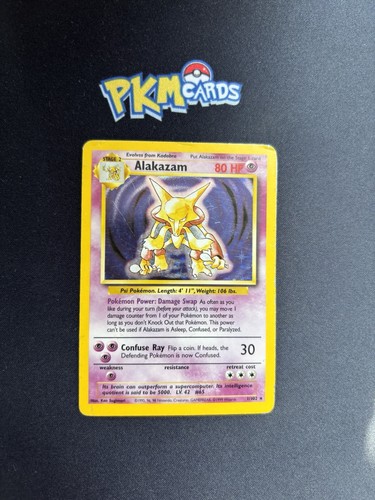 Pokémon tcg alakazam base set - pokémon,